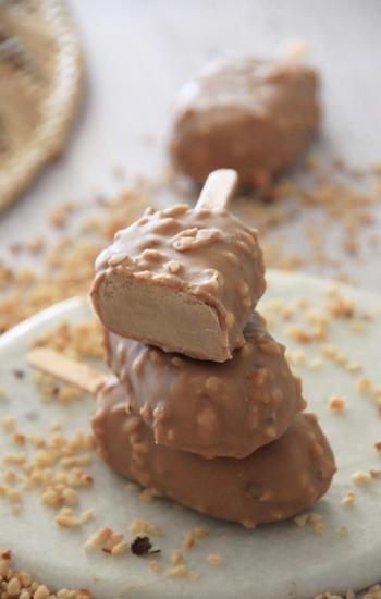 Recette glaces chocolat noisette